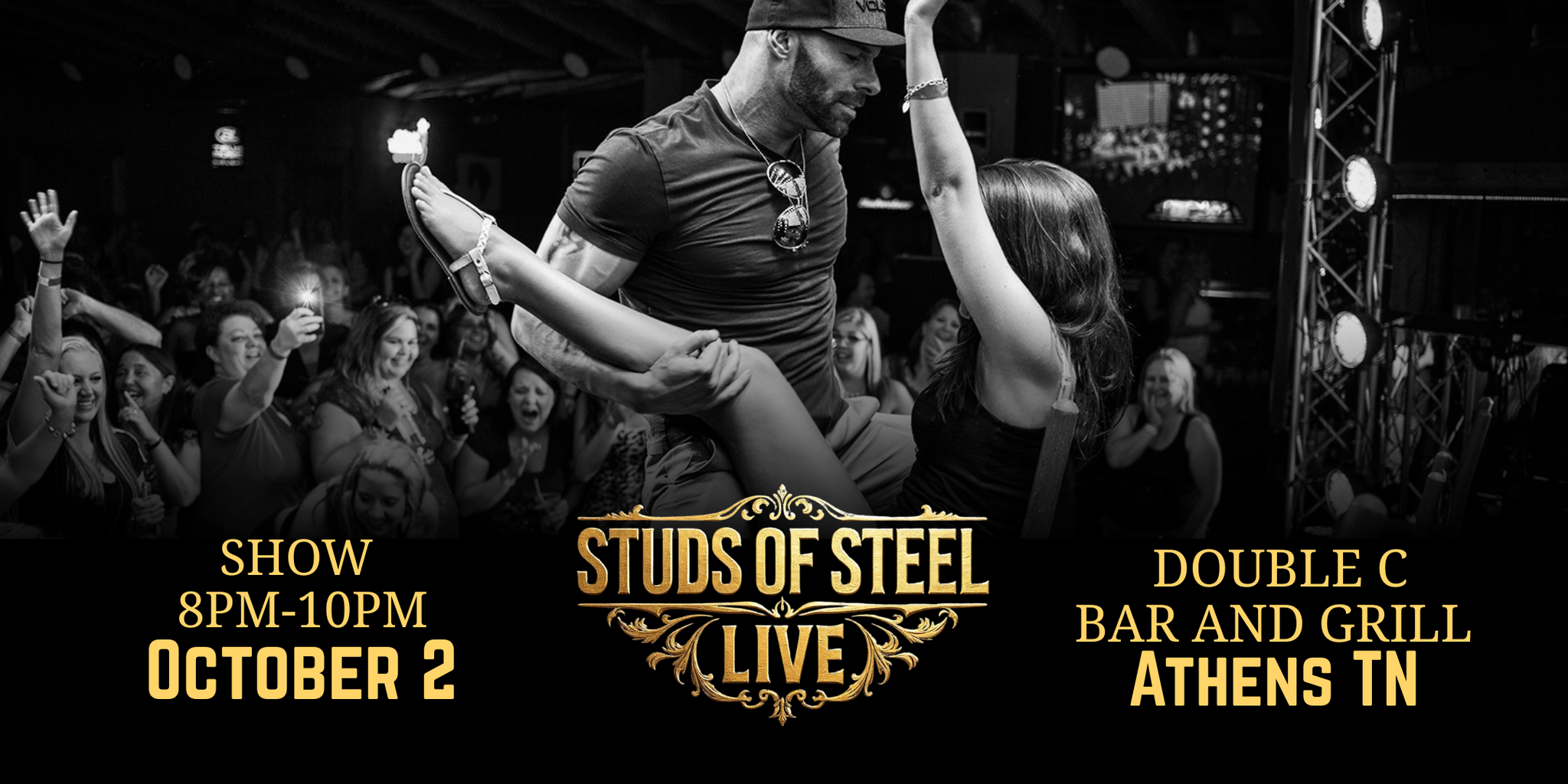 Athens, TN | Thu, Oct 02, 7:30pm | Doors 6pm | Studs of Steel