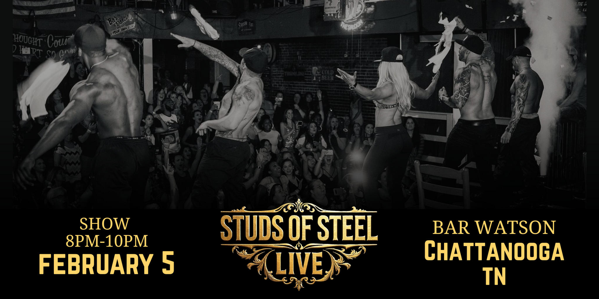 Chattanooga TN, Thu Feb 5 8pm | Studs of Steel