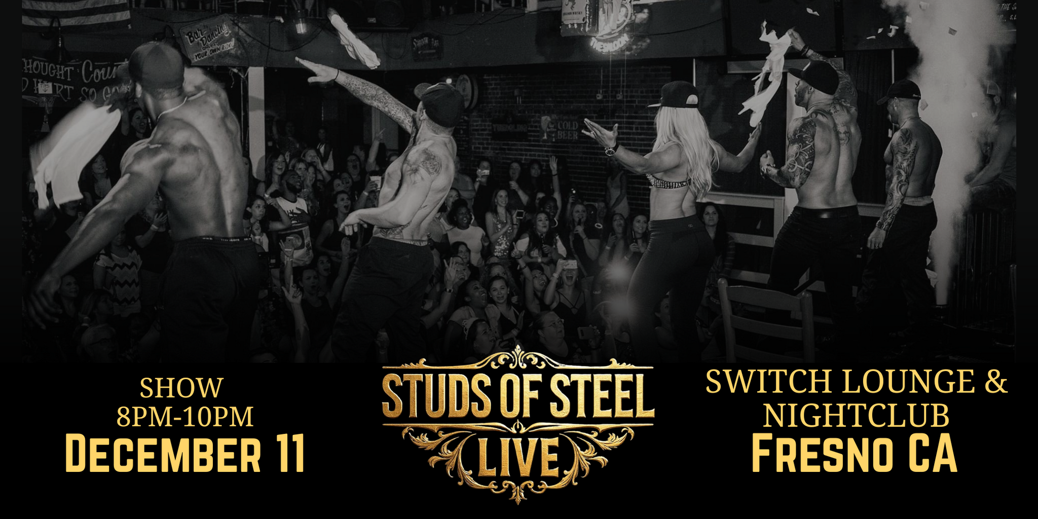 Fresno, CA | Thu Dec 11, 8:00pm | Studs of Steel