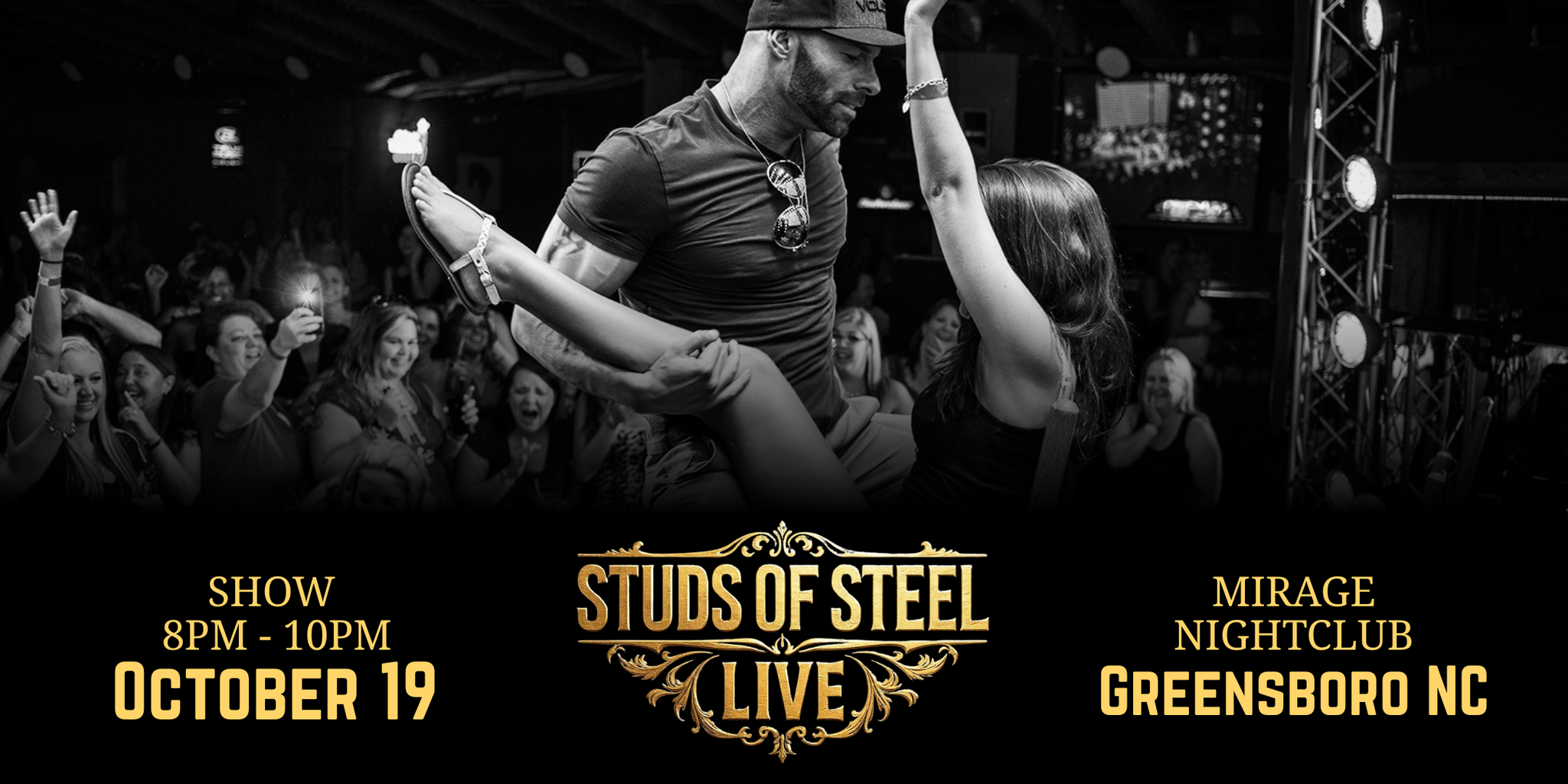 Greensboro NC, Sun Oct 19 8pm | Studs of Steel