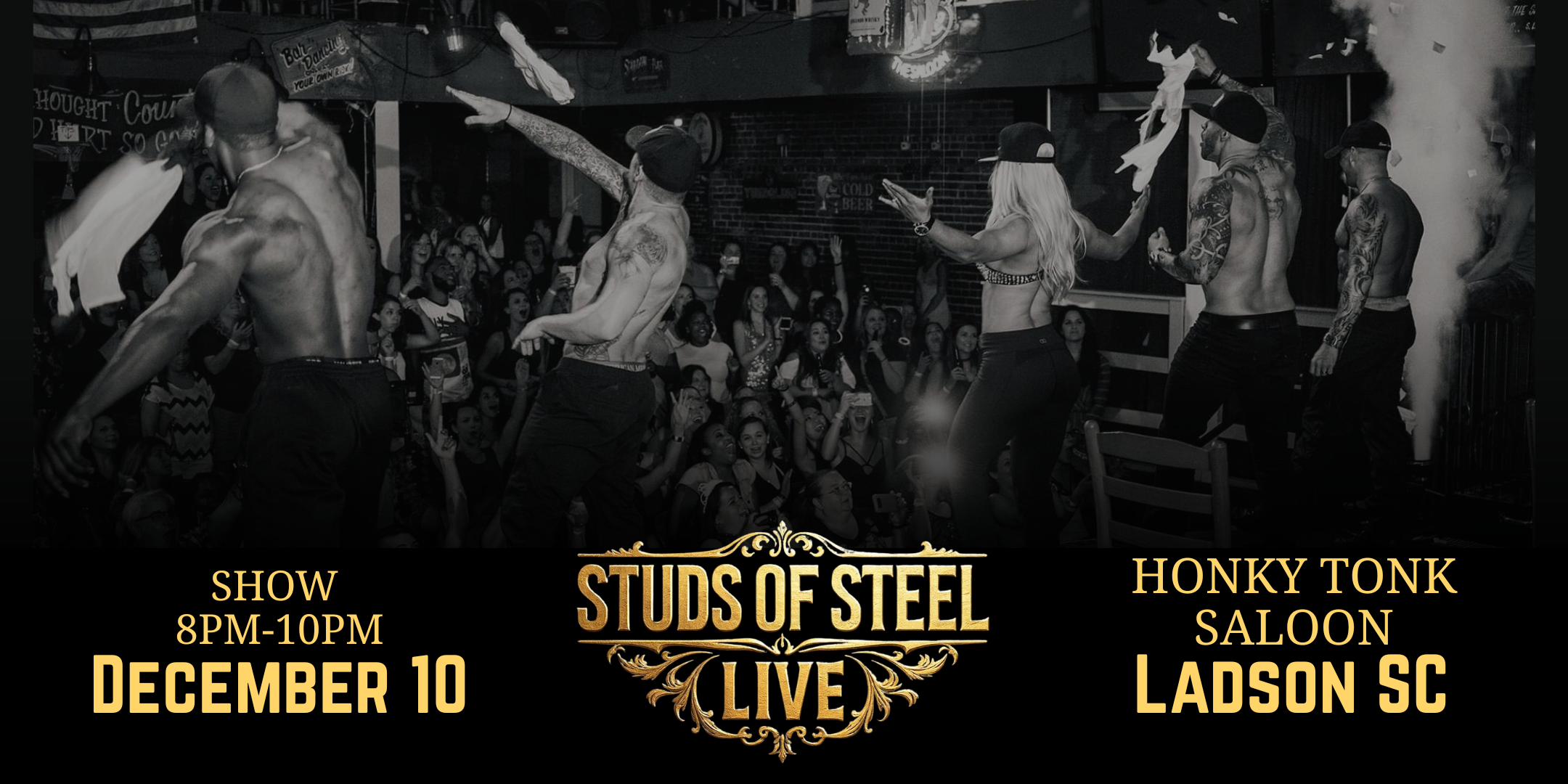 LADSON, SC, WED, Dec 10 8PM | Studs of Steel