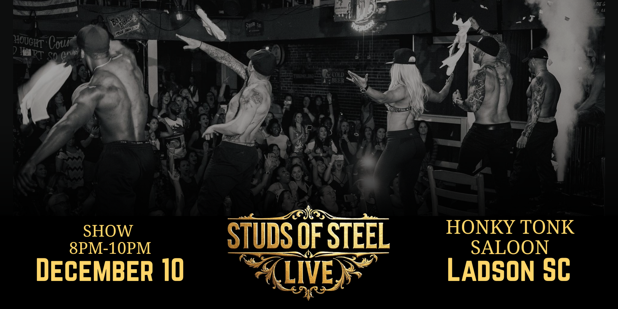 LADSON, SC, WED, Dec 10 8PM | Studs of Steel