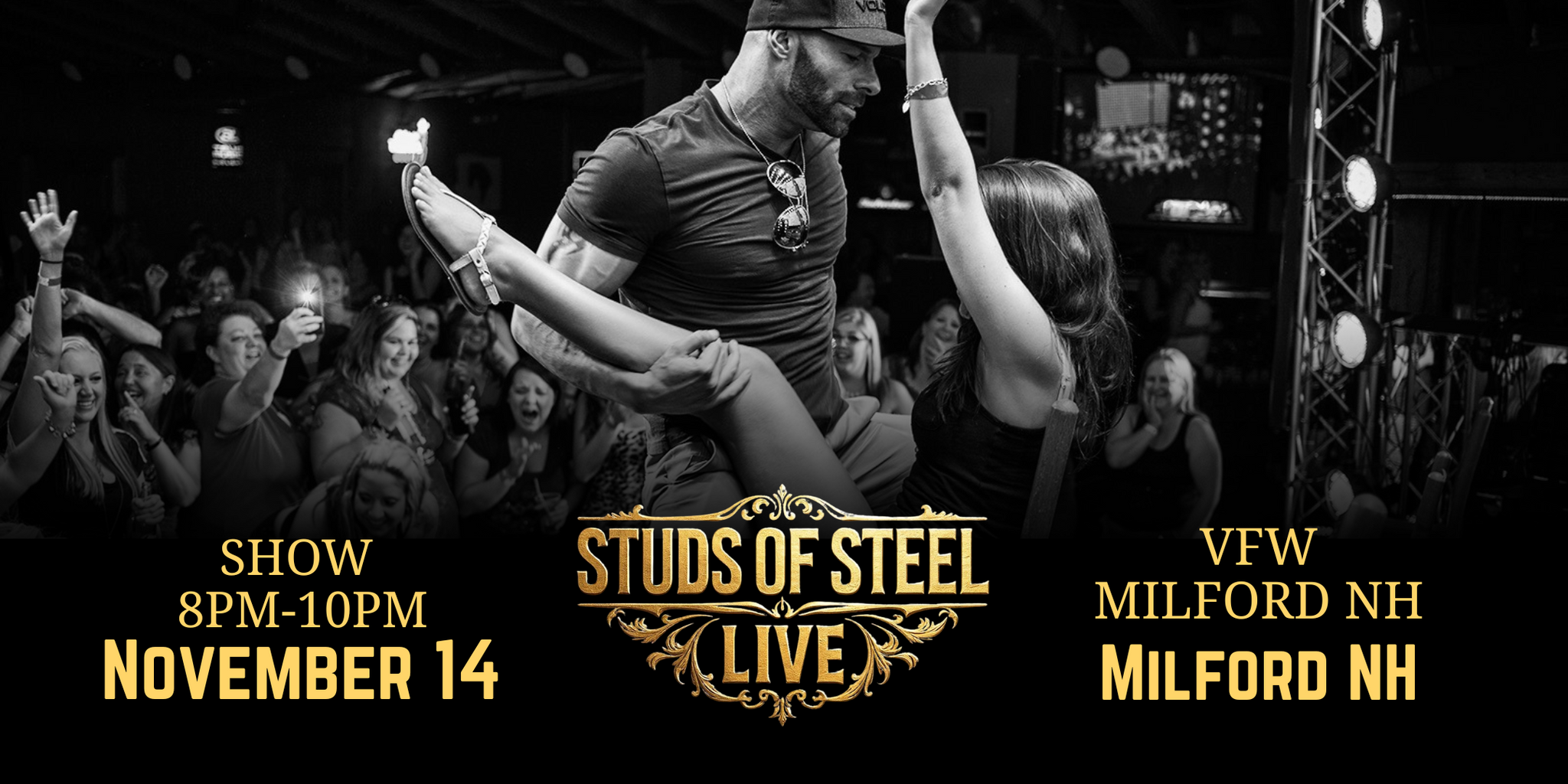 Milford, NH | Fri, Nov14th, 8pm |Studs of Steel