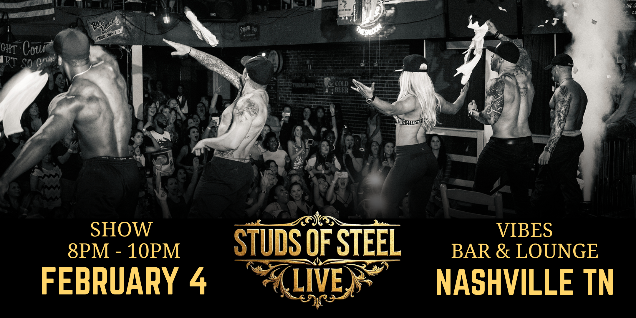 Nashville TN, Wed Feb 4 8pm | Studs of Steel