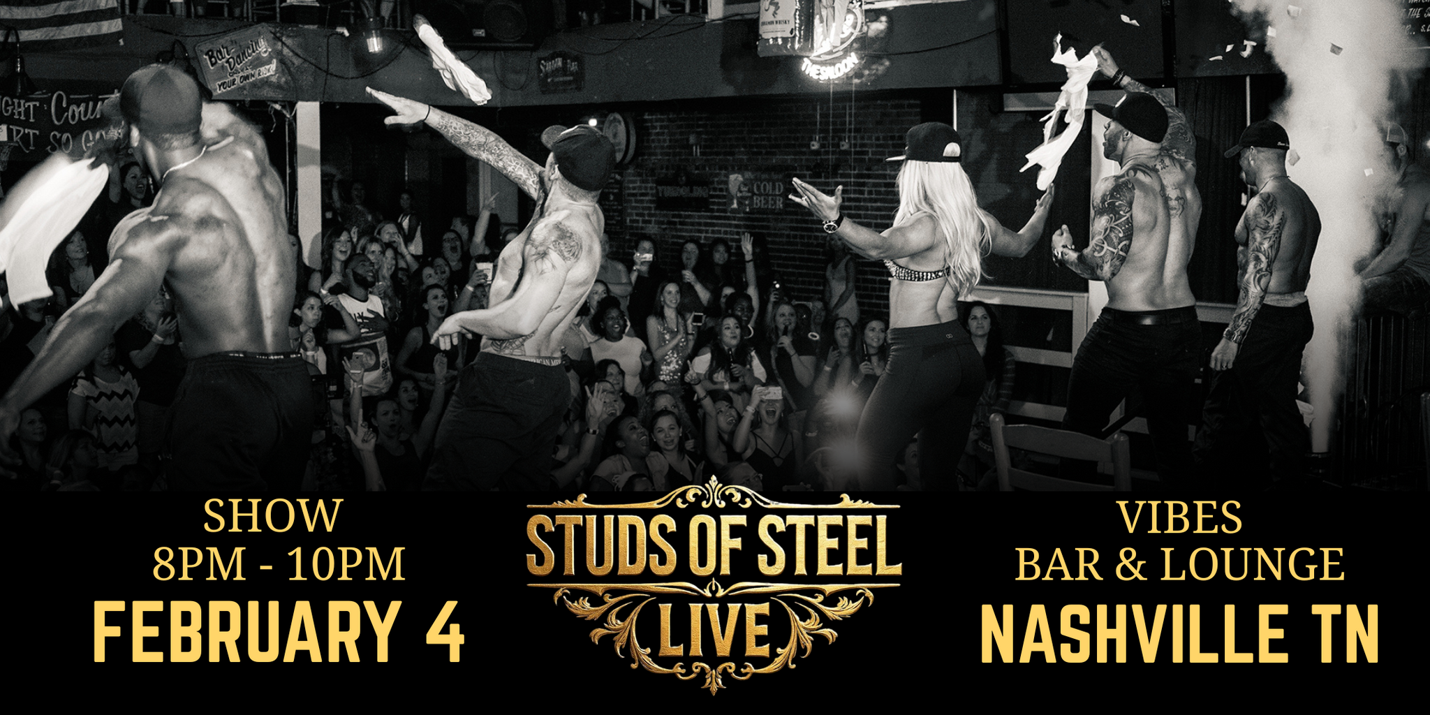 Nashville TN, Wed Feb 4 8pm | Studs of Steel